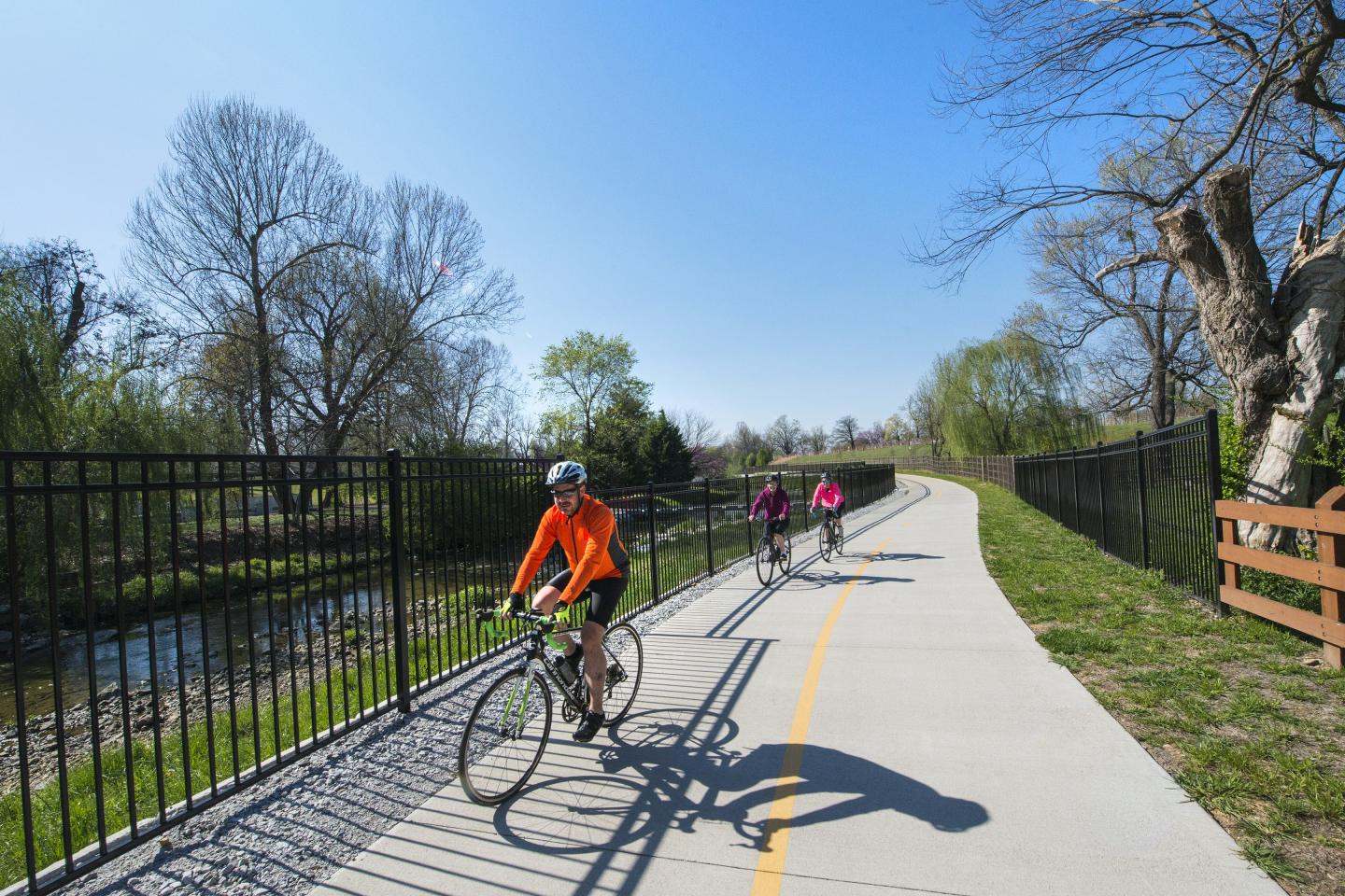 Biking the Razorback Regional Greenway
