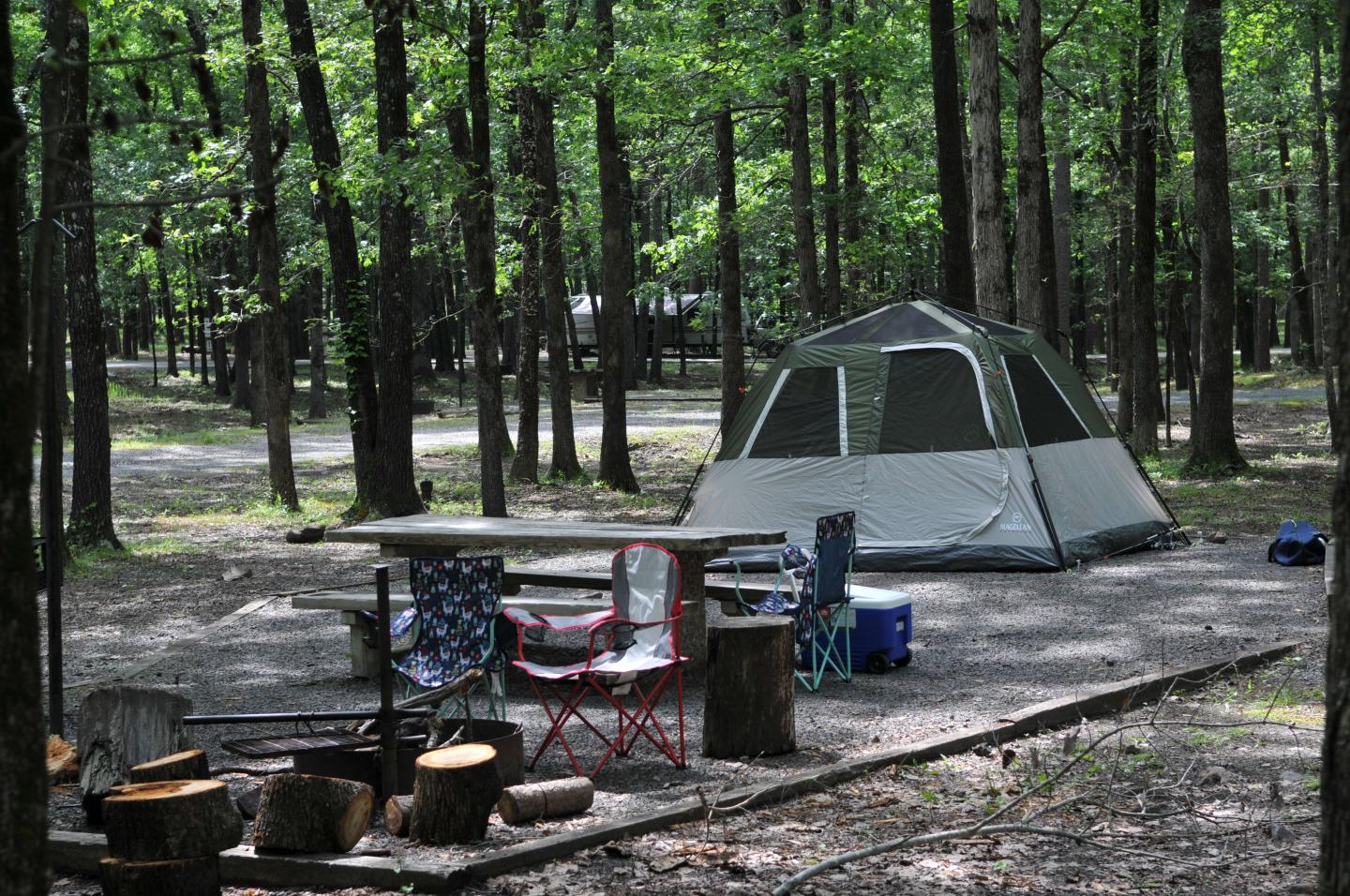 Lake Sylvia, Campsite at Lake Sylvia Campground