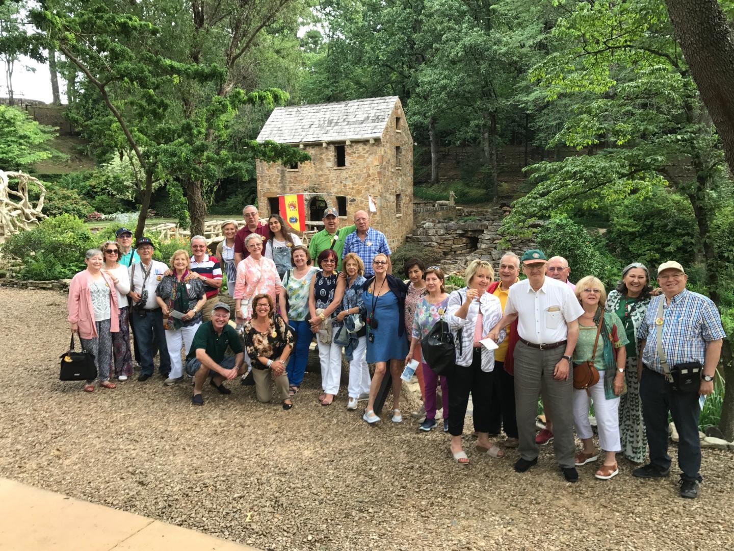 A group from Spain visits The Old Mill