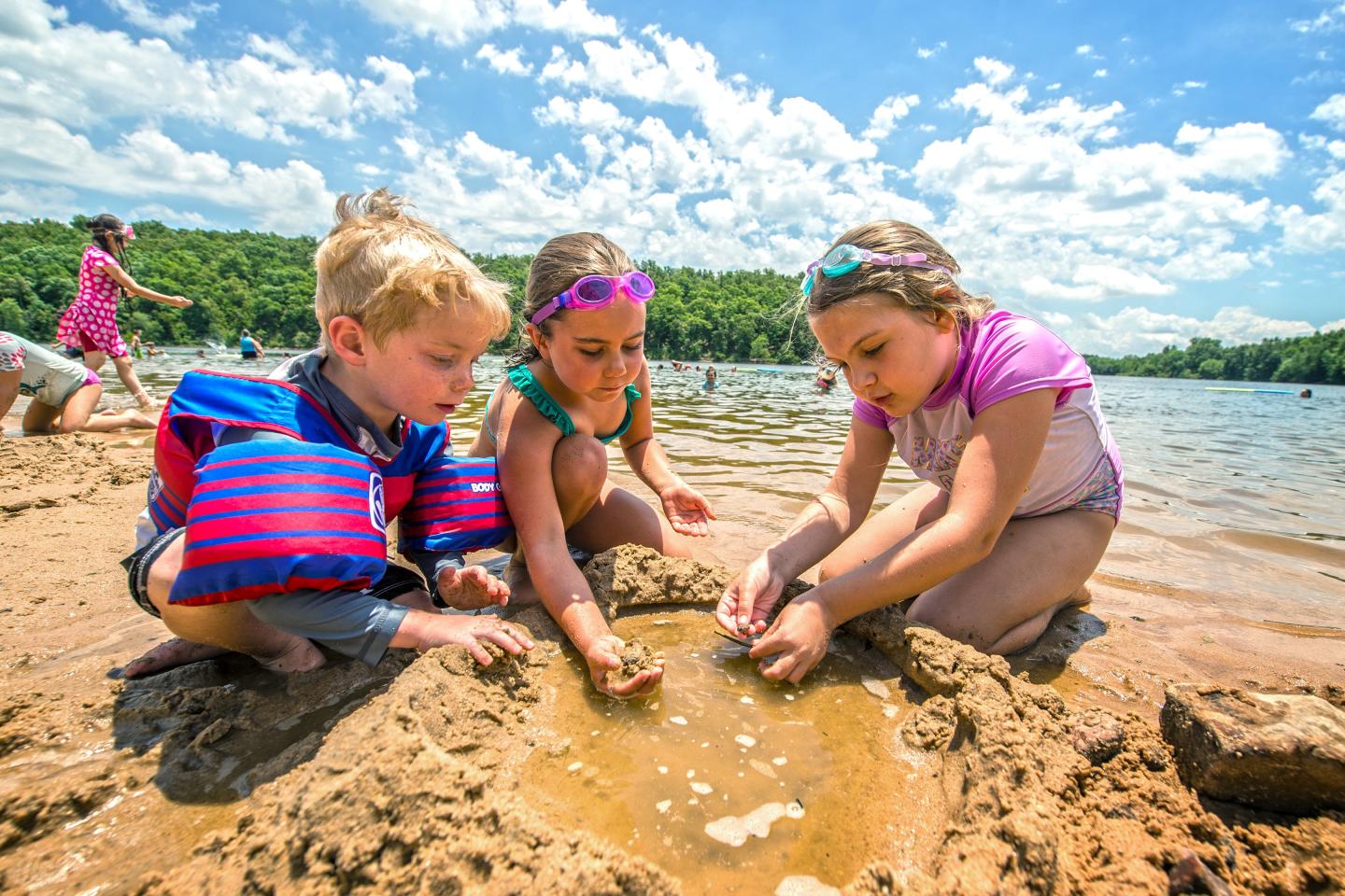 You don't always swim at the swim beach