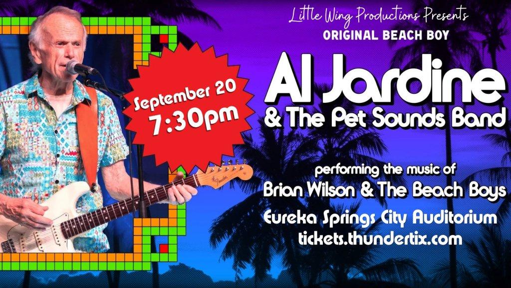 Concert poster with colorful graphics and text.