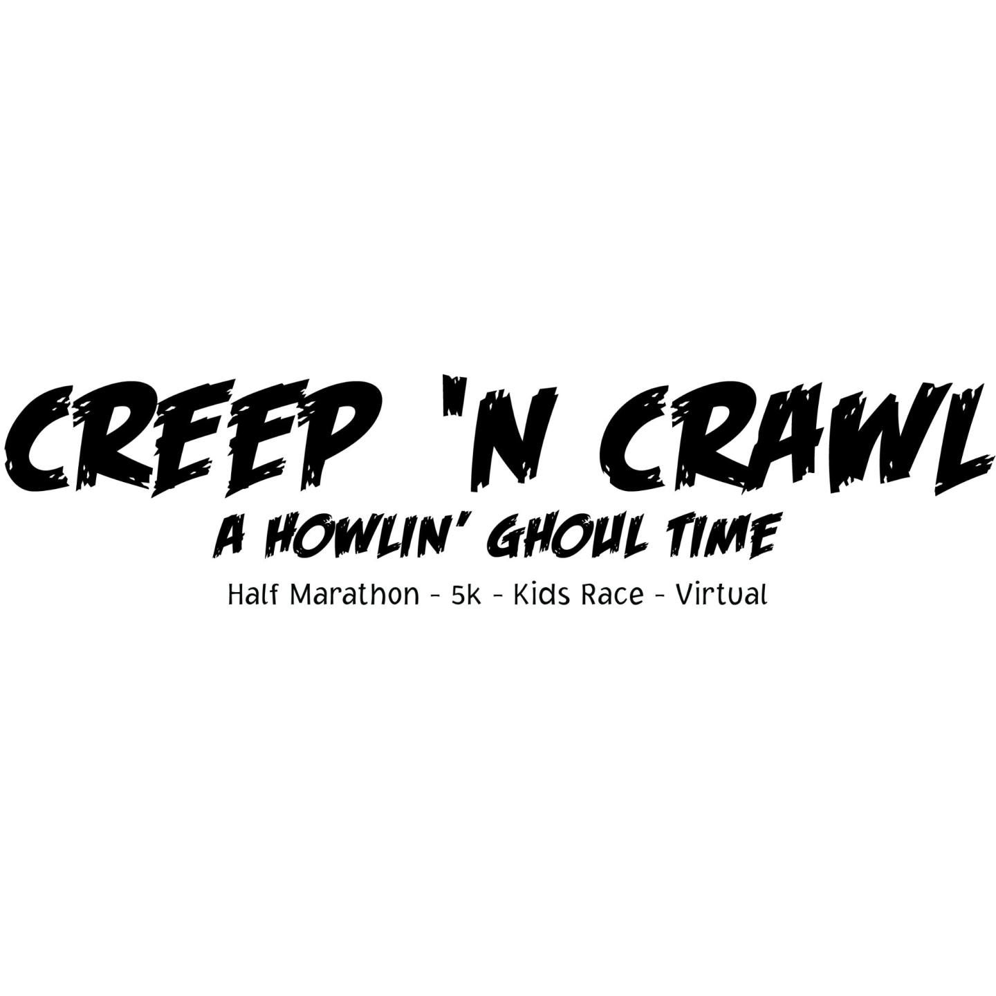 Creep 'N Crawl logo with text "A Howlin' Ghoul Time."