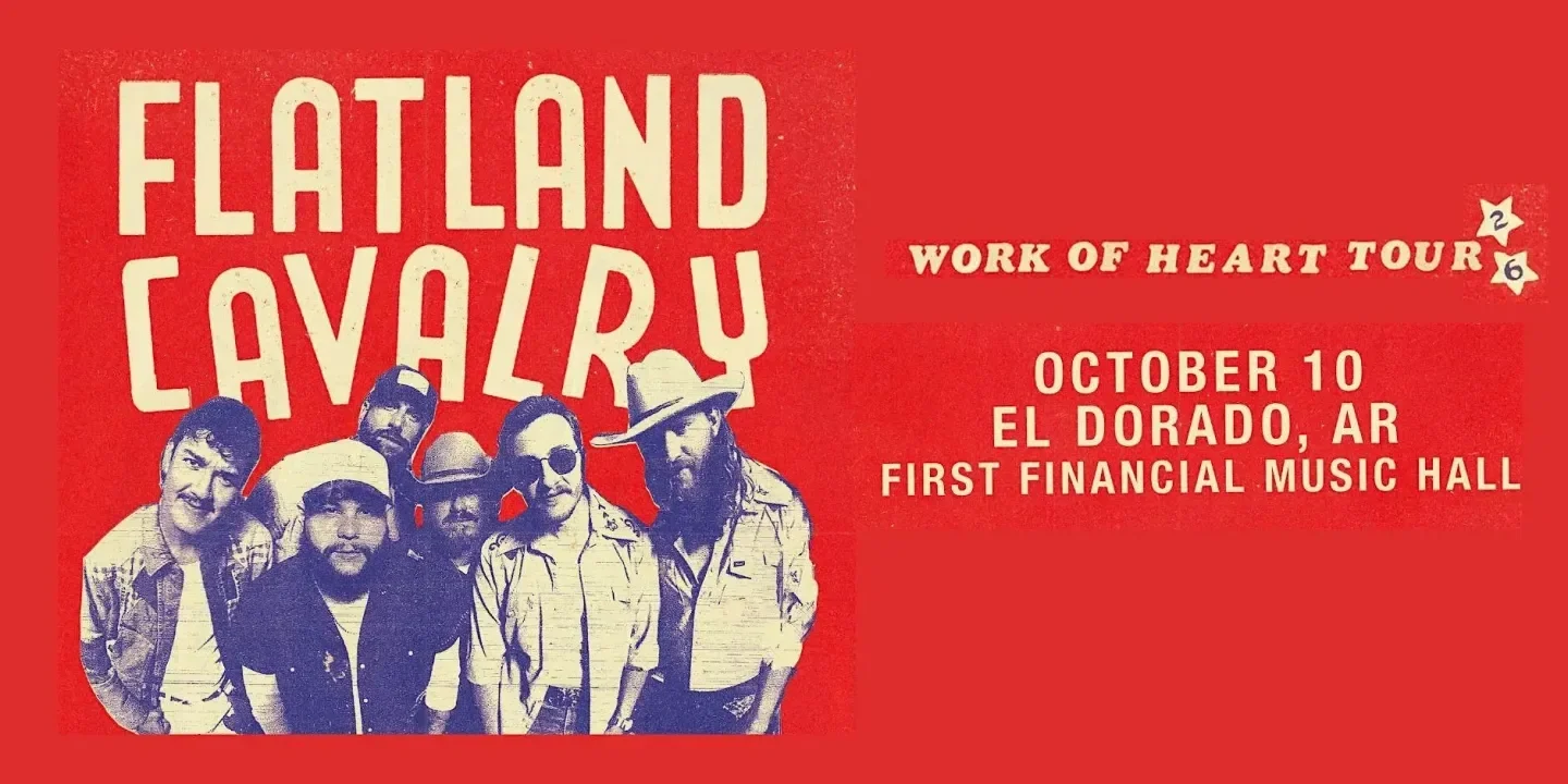 Flatland Cavalry concert poster, October 10 at First Financial Music Hall.