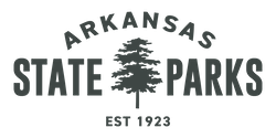 Logo with trees and text “Boscawen State Park, New Hampshire”