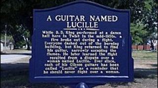 BB King's Lucille Marker