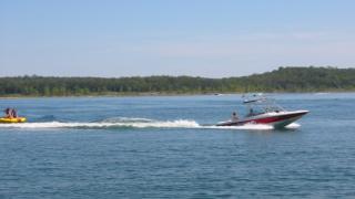 Tubing on Lake Norfork