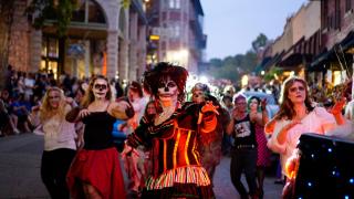 Downtown Eureka Springs Zombie Crawl photo by Edward Robison