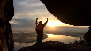 Stouts Point Cave at Petit Jean State Park