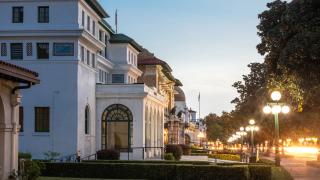 Bathhouse Row in Hot Springs National Park