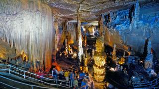 The caverns in Blanchard Springs