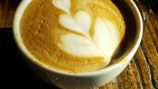 Close up shot of coffee.