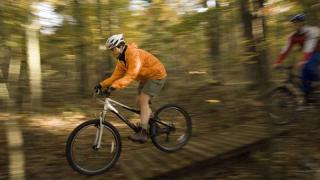 Mountain biking at Bull Shoals-White River State Park