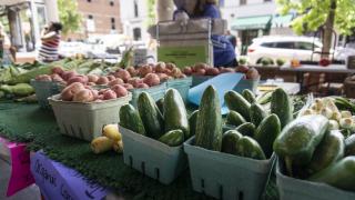 Farmer's Market at the River Market in Little Rock