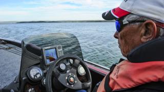 Fishing off Lake Maumelle