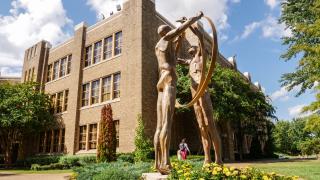 Unity Sculpture at Central High School 