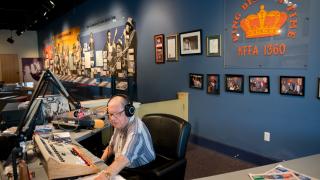 DJ Sonny Payne at the Delta Cultural Visitor Center 