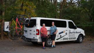 Shuttle Hound mountain bike shuttle service