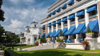 Bathhouse Row in Hot Springs National Park 