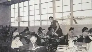 Hoxie Schools began integration in July 1955.