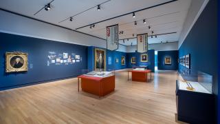 Interior of Constitution Day exhibit