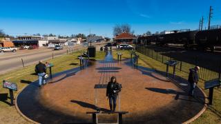 The Guitar Walk in Walnut Ridge.