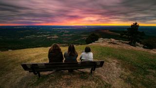 Sunrise at Mount Nebo State Park