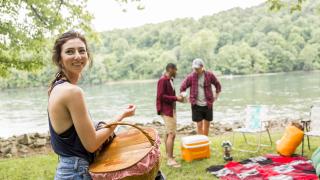 Camping at Bull Shoals on the White River