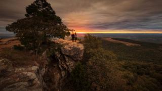Sunrise at Mount Nebo State Park