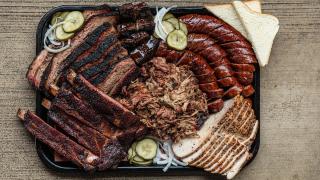 Plate of Ridgewood BBQ