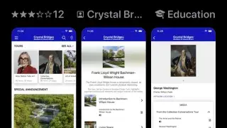 Crystal Bridges Museum of American Art indoor app
