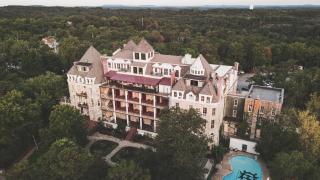 Aerial view of the Crescent Hotel
