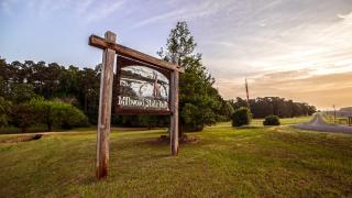 Sign at Millwood State Park