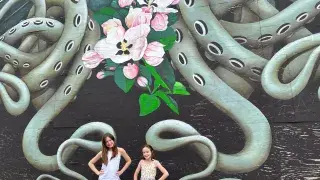 Step in front of our many murals for the perfect family photo opp.