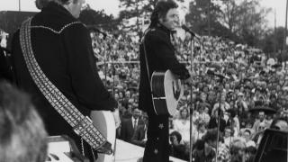 Johnny Cash 1976 Bicentennial Celebration concert performance in Rison 