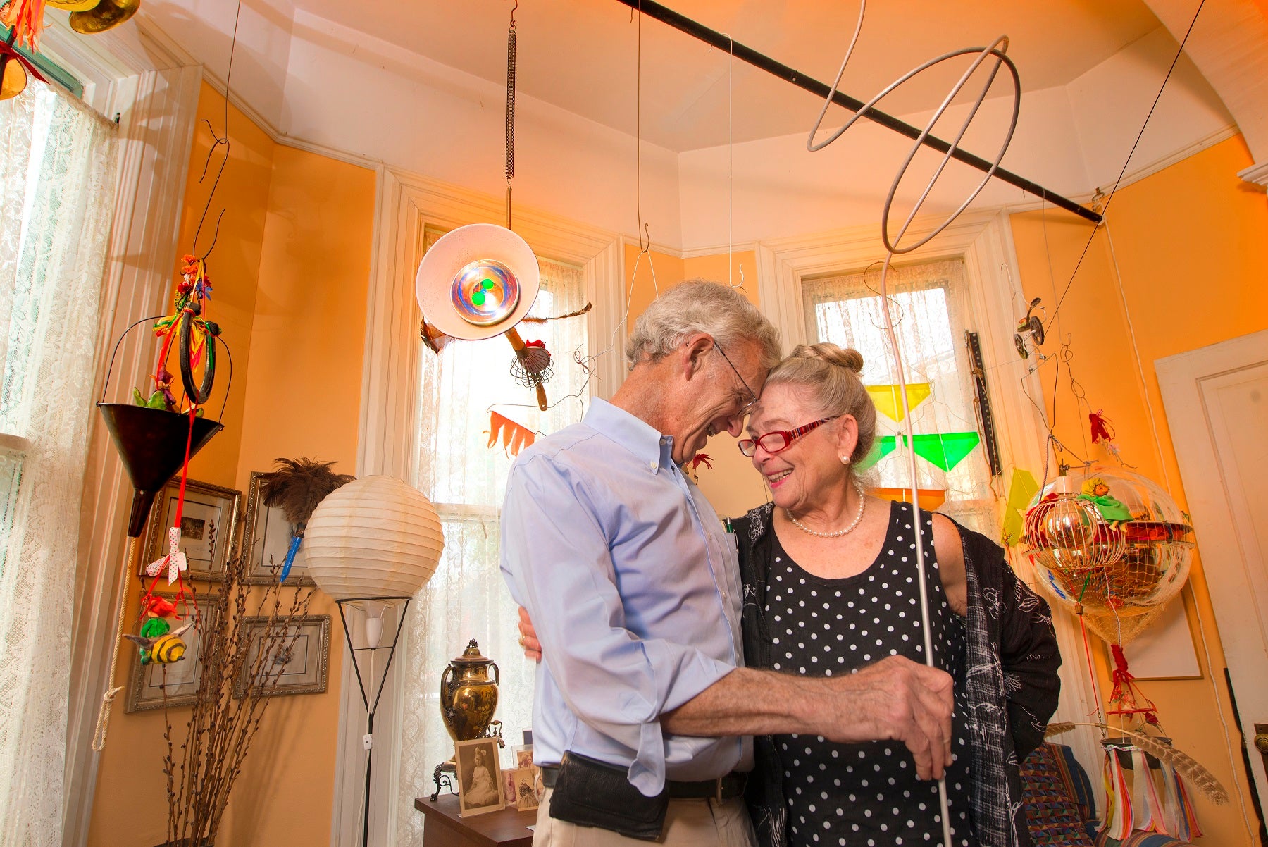 Harry and Robin Loucks, married for 30 years, are working now on their first true artistic collaboration.