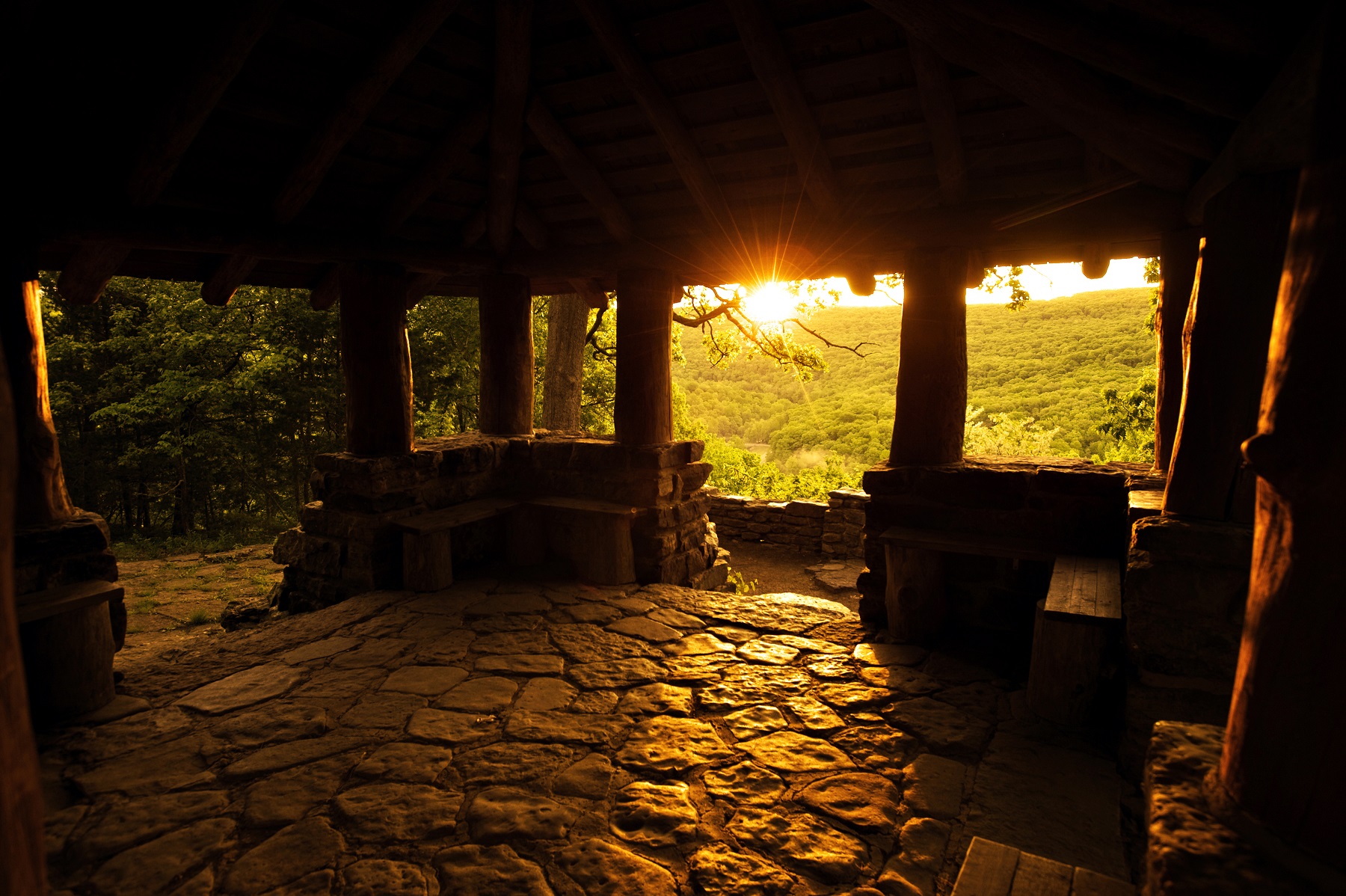 Devil's Den State Park Scenic Overlook
