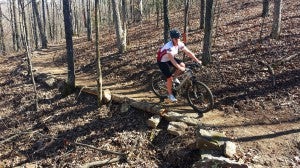 Photo of Enders Fault Mountain Bike Trail by Joe Jacobs. 