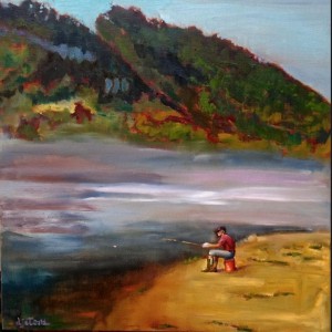 Fishing_Buffalo_Point_Jeannie_Stone_artist