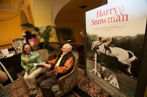 Harry deLeyer after the screening of Harry & Snowman. Photo by Z. Clift.