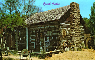 ShilohMuseumcabin postcard