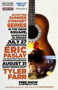 Showtime Concert Series Poster