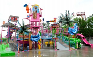 The new Splash Island at Magic Springs. Photo by Z. Clift