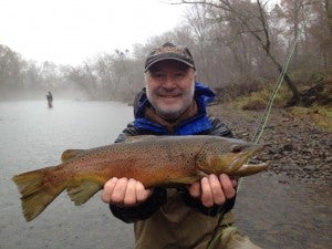 Steve Wilman Wilson 22 inch brown trout