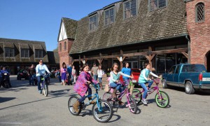 Wilson kids bicycling