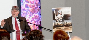 Larry Foley talks about the film 'The First Boys of Spring' during a news conference in Hot Springs. Photo by Z. Clift