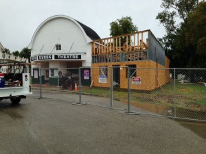 Reconstructed Dyess Theatre with the pop shop being added in 2015