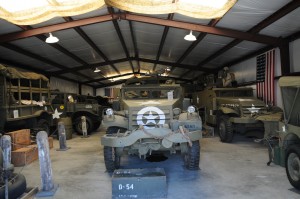 One of the nation’s largest displays of military vehicles, the Richard G. Harrison Military Vehicle Collection, can be found on the grounds. Photo by Z. Clift