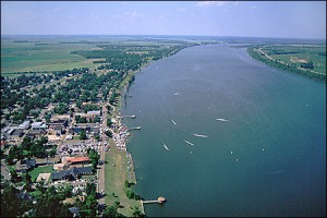 lake chicot aerial