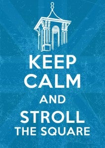 pocahontas stroll the square keep calm