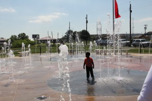 saracen landing splash park